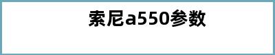 索尼a550参数